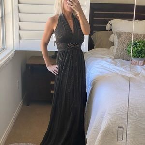 ✨David Meister NWT Metallic Sparkly Evening Gown✨